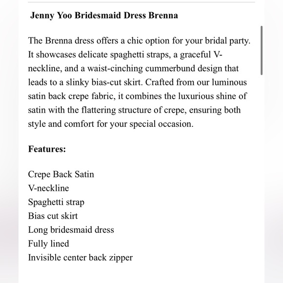 Jenny Yoo Brenna Bridesmaid Dress - Picture 3 of 10